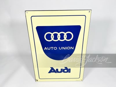 1960S AUTO UNION AUDI PORCELAIN SIGN