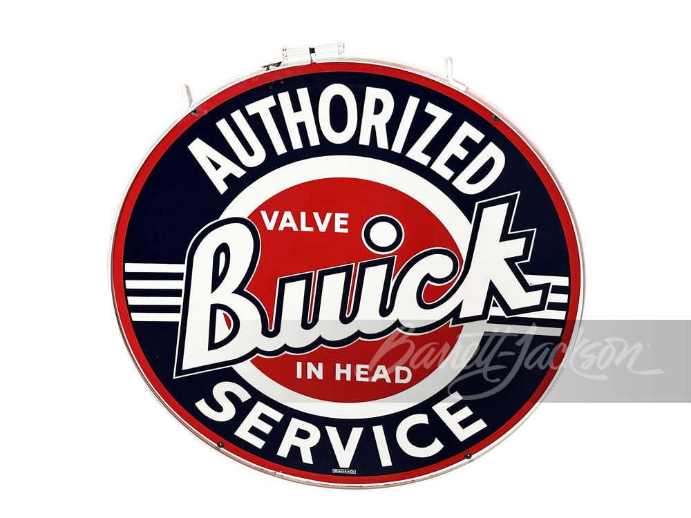 CIRCA 1940S-EARLY '50S BUICK SERVICE PORCELAIN SIGN