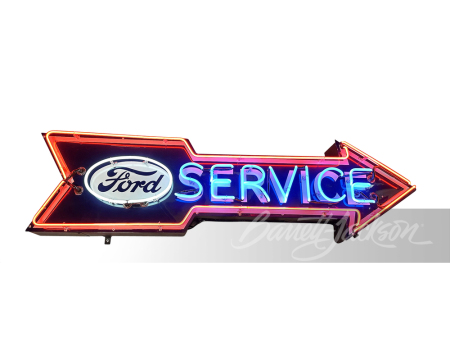 1930S-40S FORD SERVICE NEON PORCELAIN SIGN