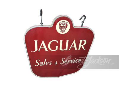 CIRCA LATE 1940S-50S JAGUAR AUTOMOBILES PORCELAIN SIGN - 2