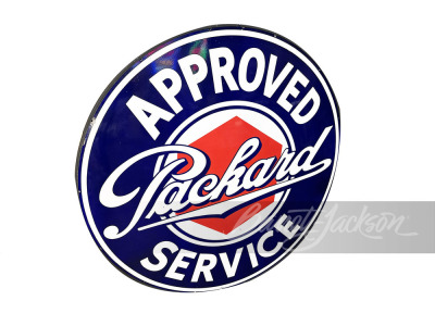 1930S-40S PACKARD APPROVED SERVICE PORCELAIN SIGN