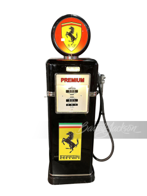 1950S BOWSER MODEL 585 GAS PUMP IN FERRARI REGALIA