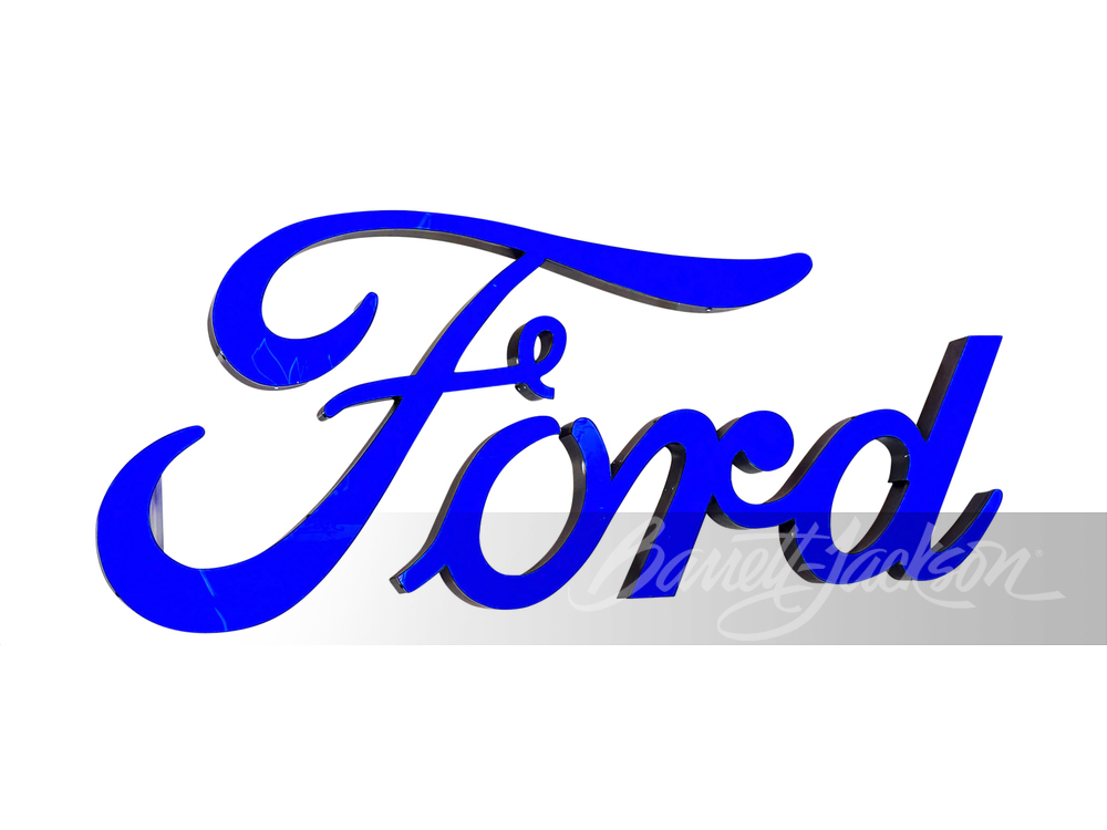 NEWER FORD SCRIPT LOGO LIGHT-UP SIGN