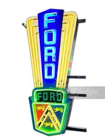 1953 FORD NEON PORCELAIN SIGN