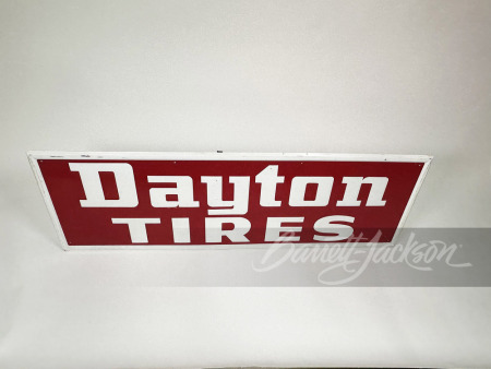 VINTAGE DAYTON TIRES TIN SIGN