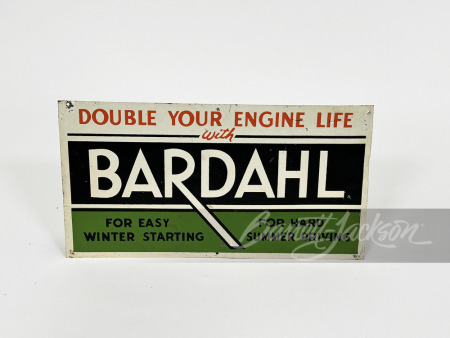 CIRCA 1930S-40S BARDAHL TIN SIGN