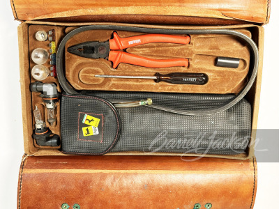 VINTAGE LEATHER FERRARI TOOL KIT - 2