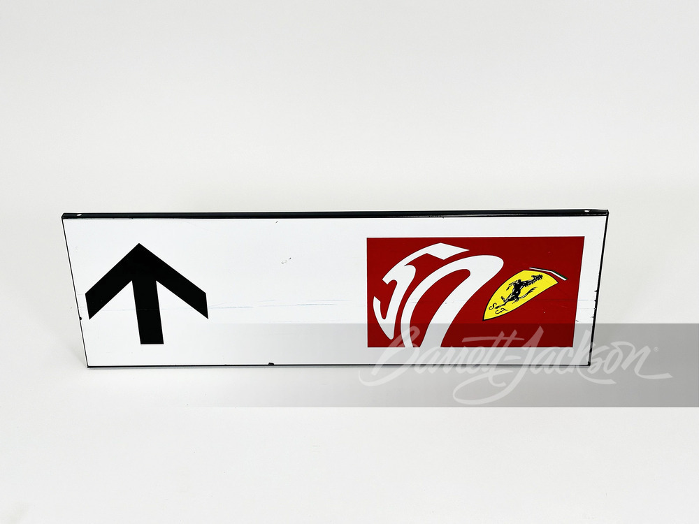 1997 MILLE MIGLIA PORCELAIN ROUTE SIGN