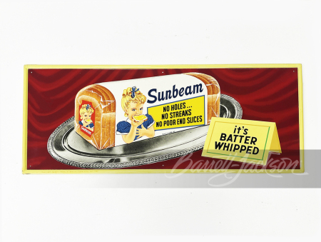 1959 SUNBEAM BREAD TIN SIGN