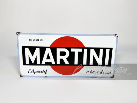 1960S MARTINI PORCELAIN SIGN