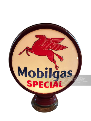 1930S MOBILGAS SPECIAL GAS PUMP GLOBE