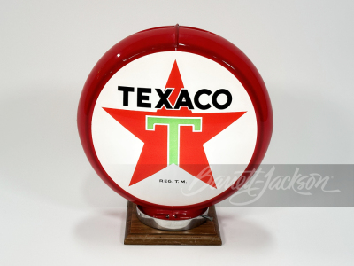 CIRCA 1950S TEXACO GASOLINE GAS PUMP GLOBE