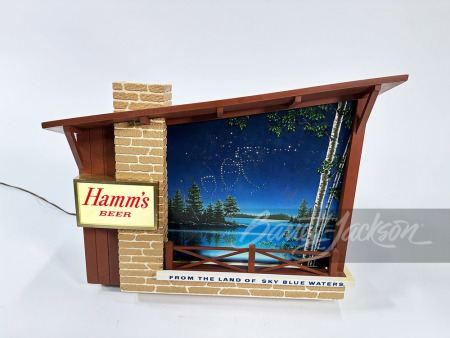 CIRCA 1960S HAMM'S BEER "STARRY SKIES" LIGHT-UP SIGN