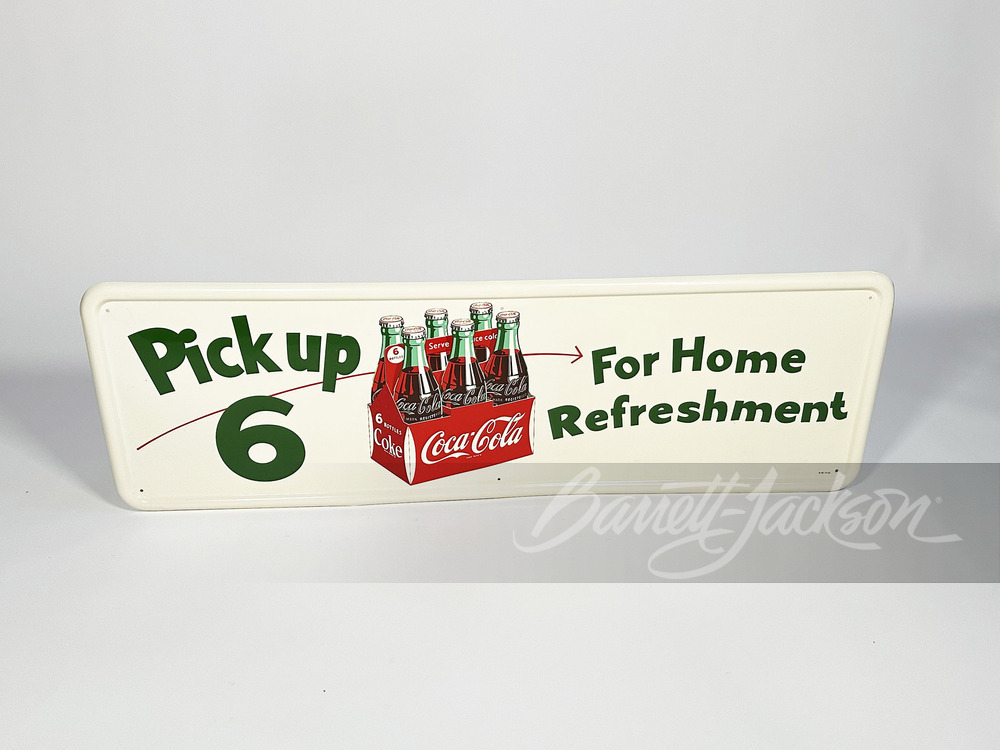 1955 COCA-COLA TIN SIGN