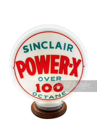 1950S SINCLAIR POWER-X GAS PUMP GLOBE