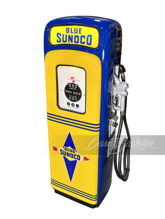 LATE 1940S SUNOCO OIL WAYNE MODEL #80 GAS PUMP