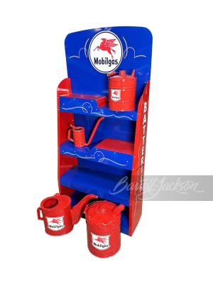 1940S-40S MOBILGAS BATTERY DISPLAY RACK