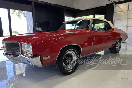 1970 BUICK GS 455 STAGE 1 CONVERTIBLE