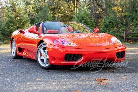 2004 FERRARI 360 SPIDER F1