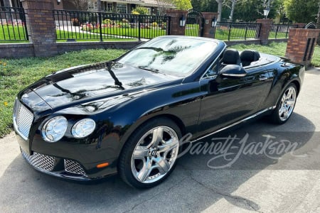 2013 BENTLEY CONTINENTAL GTC CONVERTIBLE