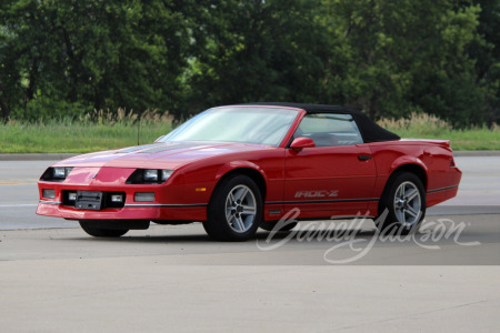 1987 CHEVROLET CAMARO IROC-Z CONVERTIBLE