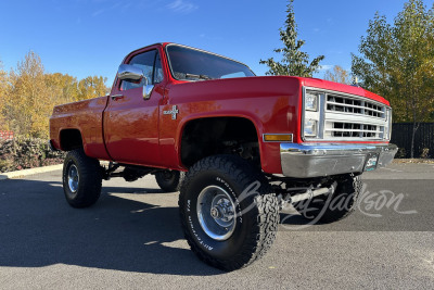 1983 CHEVROLET K10 CUSTOM PICKUP