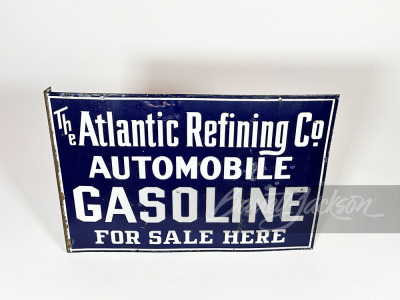 LATE 1920S-EARLY '30S ATLANTIC REFINING PORCELAIN FLANGE SIGN - 2