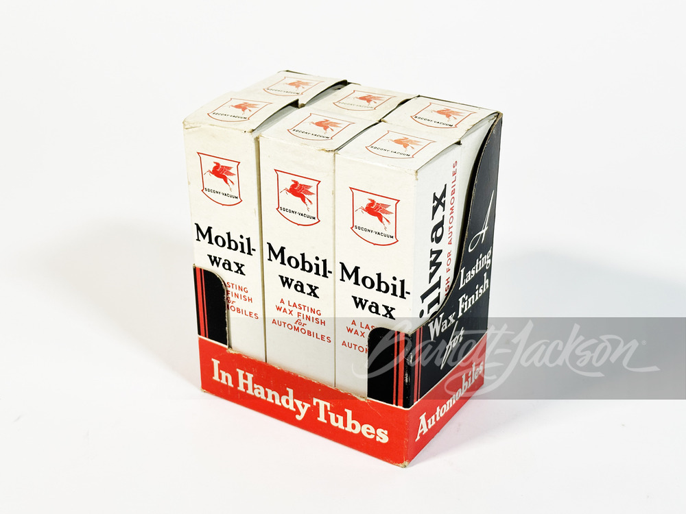 1930S-40S MOBIL-WAX FOR AUTOMOBILES.DISPLAY BOX