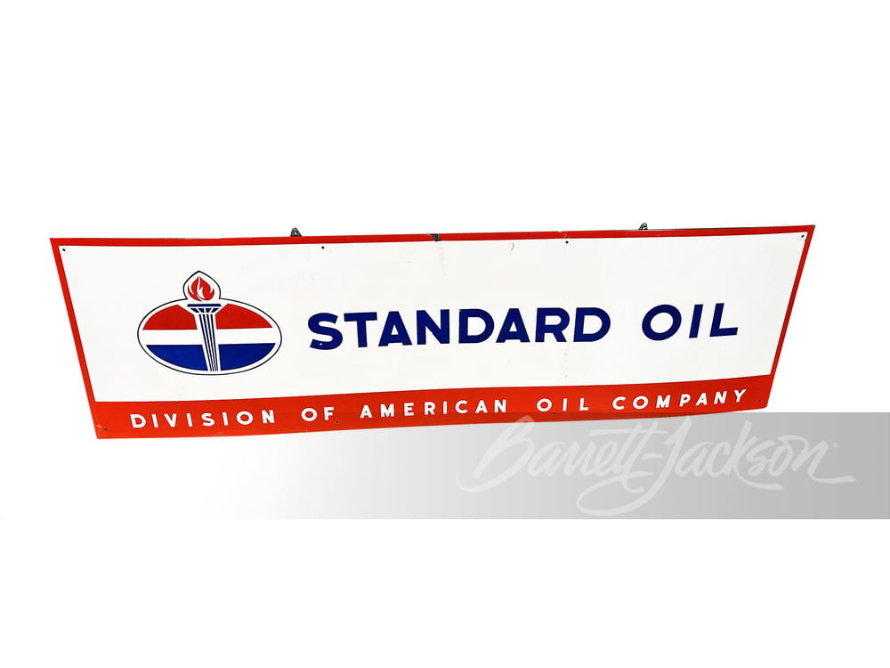 LARGE 1950S STANDARD OIL PORCELAIN SIGN