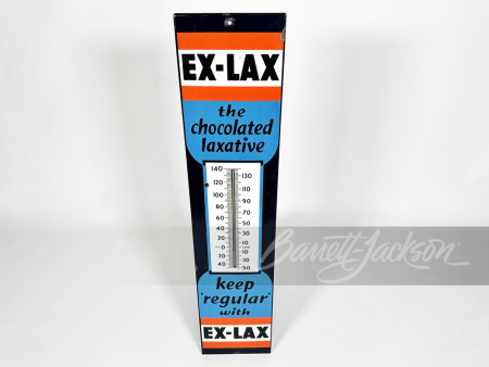 CIRCA 1930S-40S EX-LAX PORCELAIN THERMOMETER