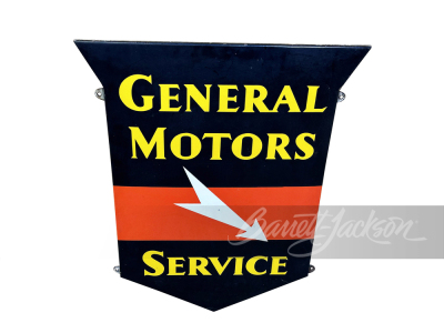 CIRCA 1940S GENERAL MOTORS SERVICE PORCELAIN SIGN