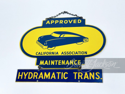 EARLY 1950S CALIFORNIA ASSOCIATION PORCELAIN SIGN