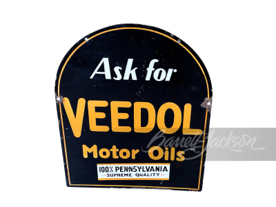 1930S VEEDOL MOTOR OILS PORCELAIN SIGN