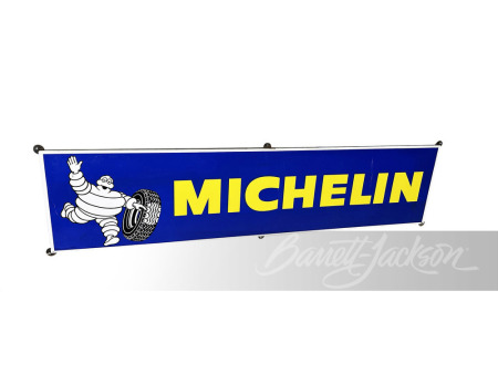 LARGE VINTAGE MICHELIN TIRES PORCELAIN SIGN