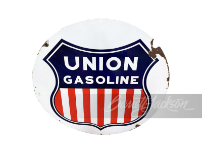 CIRCA LATE 1920S-EARLY '30S UNION GASOLINE PORCELAIN SIGN