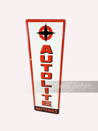 LATE 1950S-EARLY '60S FORD AUTOLITE BATTERIES TIN SIGN