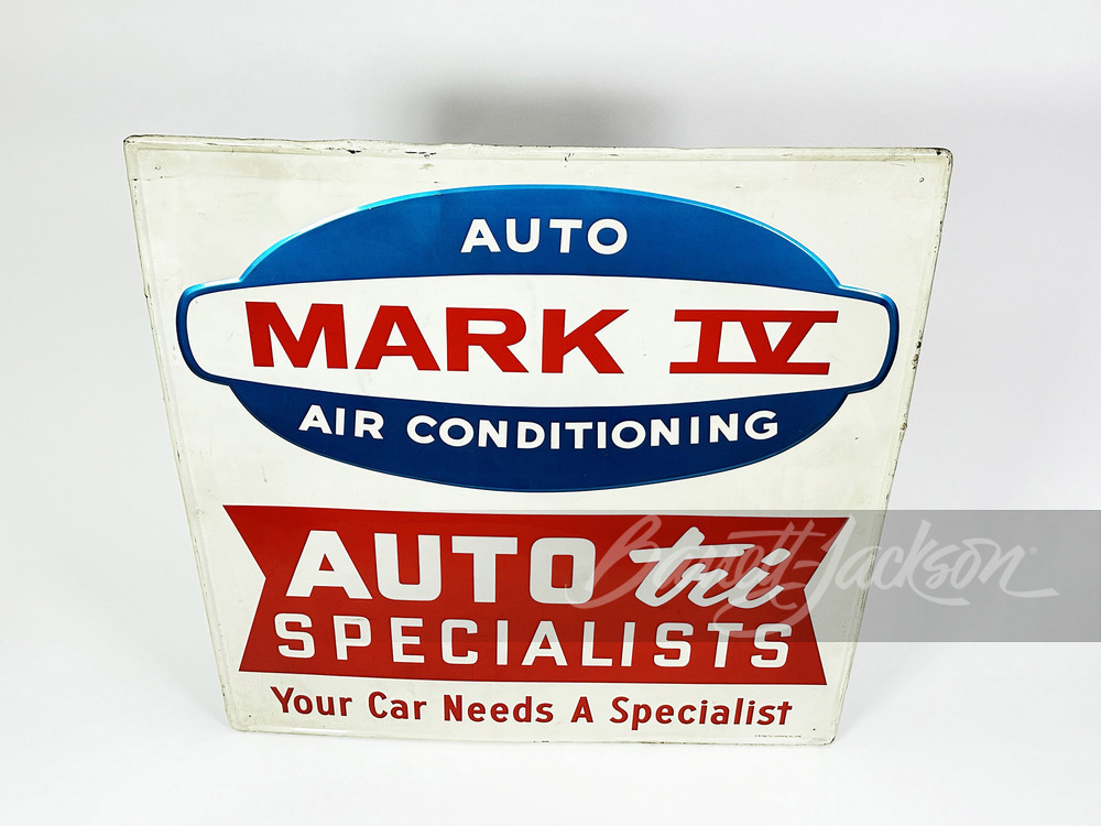 1962 MARK IV AUTO AIR CONDITIONING TIN SIGN