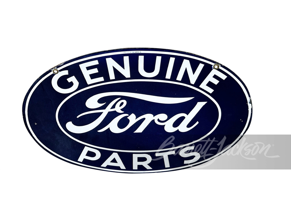 1930S GENUINE FORD PARTS PORCELAIN SIGN