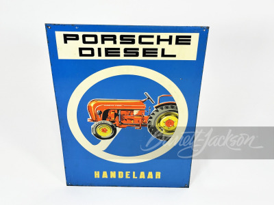 1950S PORSCHE DIESEL TRACTORS TIN SIGN