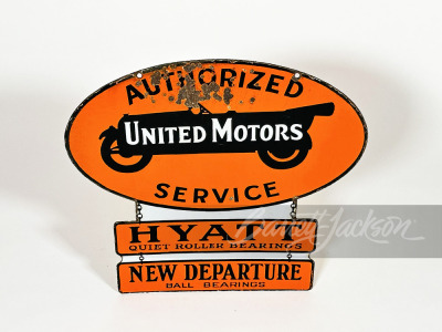 CIRCA LATE 1920S-EARLY '30S UNITED MOTORS PORCELAIN SIGN - 2