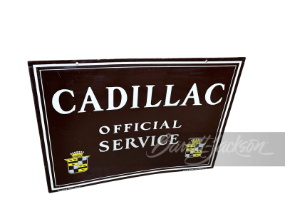 1930S CADILLAC OFFICIAL SERVICE PORCELAIN SIGN - 2