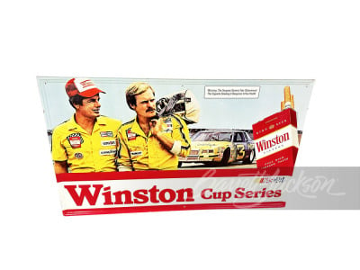 1982 NASCAR WINSTON CUP SERIES/WINSTON CIGARETTES TIN SIGN