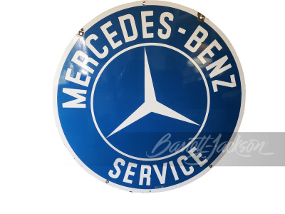 1950S MERCEDES-BENZ PORCELAIN SIGN