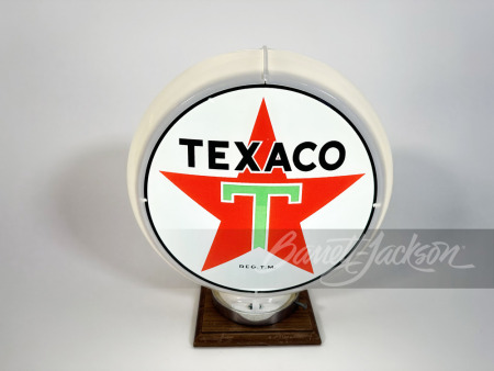 CIRCA 1950S TEXACO GASOLINE GAS PUMP GLOBE