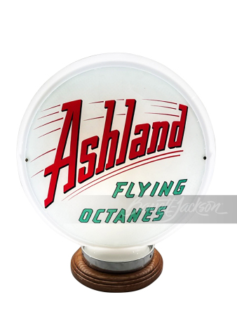 1940S ASHLAND FLYING OCTANES GAS PUMP GLOBE