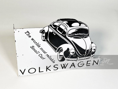 VINTAGE VOLKSWAGEN PORCELAIN FLANGE SIGN - 2