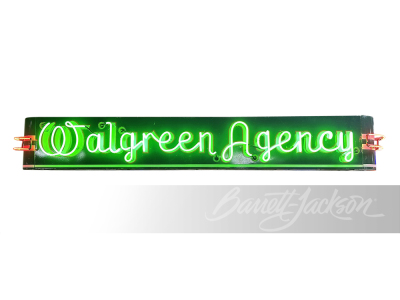 1930S WALGREEN AGENCY NEON PORCELAIN SIGN - 2