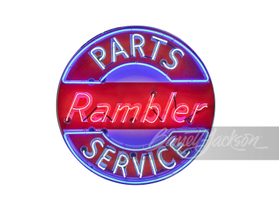 1950S RAMBLER SERVICE PORCELAIN WITH NEON SIGN