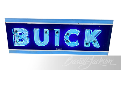 CIRCA 1950S BUICK NEON PORCELAIN SIGN