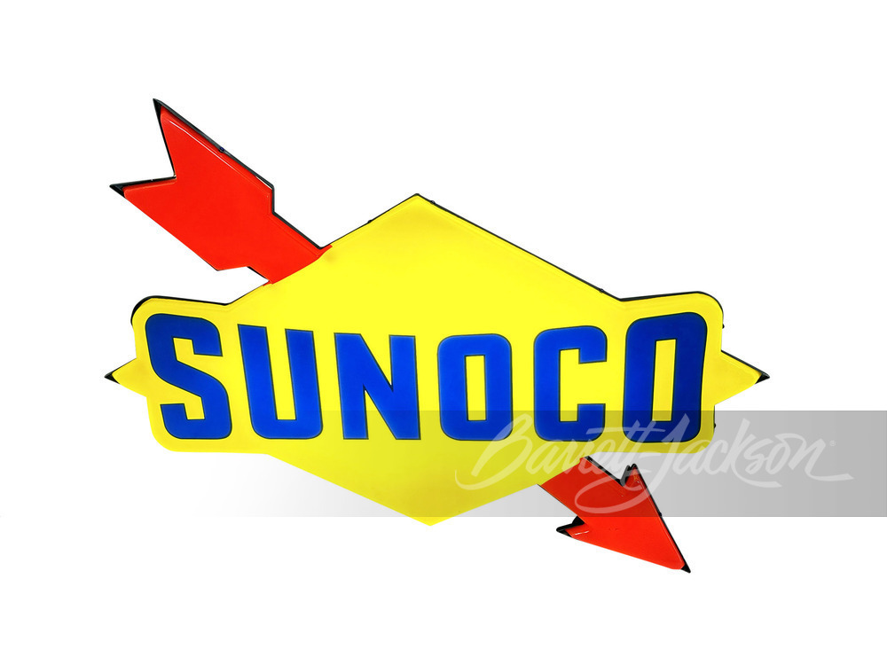 SUNOCO OIL LIGHT-UP SIGN